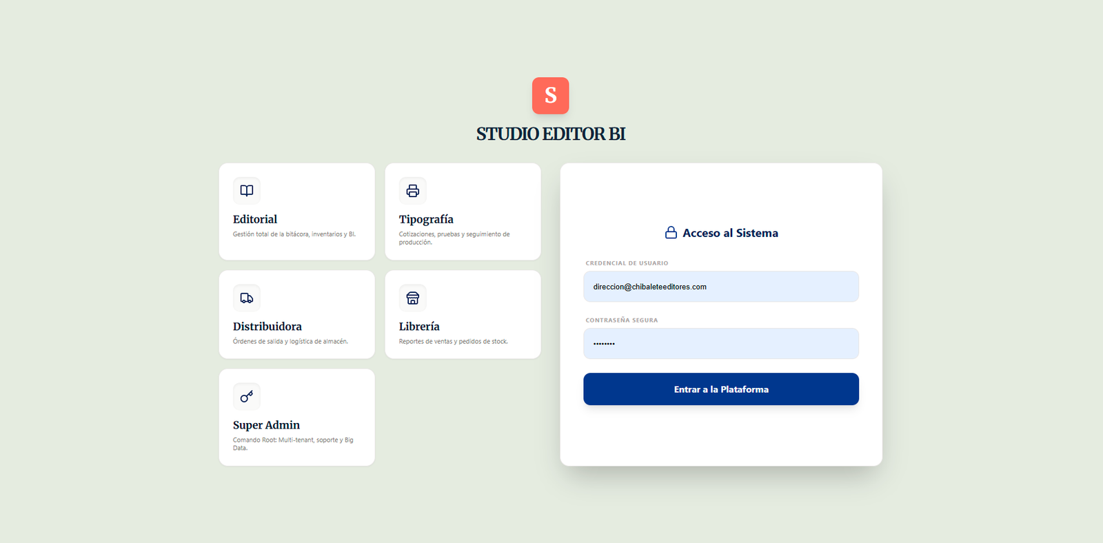 Studio Editor BI - imagen